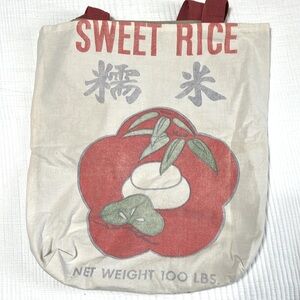 Handcrafted original rice bag tote